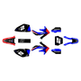 honda crf450r graphics kit 2008 lightning series red-blue