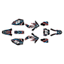 honda crf450r graphics kit 2008 prime series cyan