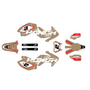 honda crf450x graphics kit 2008-2017 flight series tan