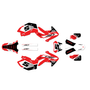 honda crf450x graphics kit 2008-2017 venom series red