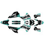 honda crf250rx graphics kit 2025-2026 carnage series teal