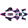 honda crf250rx graphics kit 2025-2026 carnage series magenta