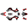 honda crf450x graphics kit 2019-2026 enigma series red