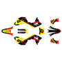 honda crf450x graphics kit 2019-2026 enigma series yellow