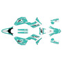 honda crf450x graphics kit 2019-2026 lethal series teal