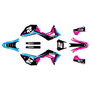 honda crf450x graphics kit 2019-2026 lightning series magenta