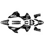 honda crf250rx graphics kit 2025-2026 rebel series white