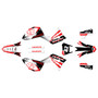 honda crf450x graphics kit 2019-2026 team series red