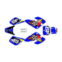 honda xr50 graphics kit 2000-2003 pecker series blue
