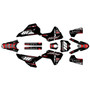 honda crf450rx graphics kit 2025-2026 rebel series red