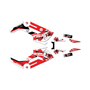 honda navi graphics kit all years surfs series red