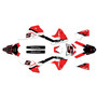 honda crf450rx graphics kit 2025-2026 venom series white