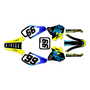 honda xr70 graphics kit 1997-2000 division series yellow-cyan