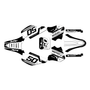 honda xr70 graphics kit 1997-2000 evo series white