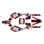 honda xr70 graphics kit 1997-2000 turbo series red