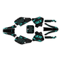 honda xr70 graphics kit 1997-2000 twitch series teal