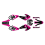 honda xr70 graphics kit 2001-2003 division series magenta