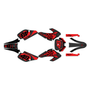honda xr70 graphics kit 2001-2003 pecker series red-shift