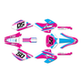 honda xr80 graphics kit 2001-2003 evo series magenta