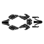 honda xr70 graphics kit 2001-2003 shatter series gray