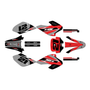 honda xr100 graphics kit 2001-2003 crew series red