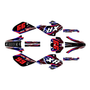 honda xr80 graphics kit 2001-2003 prime series red-blue