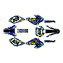 honda xr80 graphics kit 2001-2003 shatter series blue