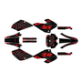 honda xr80 graphics kit 2001-2003 twitch series red