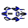 honda xr100 graphics kit 2001-2003 spear series blue