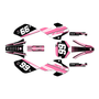 honda xr100 graphics kit 2001-2003 viper series pink