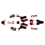 honda xr125l graphics kit 2003-2013 evader series red