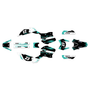 honda xr125l graphics kit 2003-2013 evader series teal