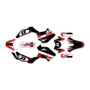 honda xr150l graphics kit all years evader series red