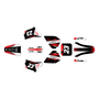 honda xr200r graphics kit 1984-2002 evader series red