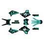 kawasaki kdx200 graphics kit 1995-2008 axis series teal-shift