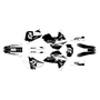 honda xr650r graphics kit 2000-2009 evader series white