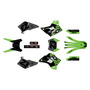 kawasaki kdx220 graphics kit 1995-2008 oem series green