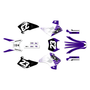 kawasaki kdx220 graphics kit 1995-2008 oem series purple