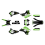 kawasaki kdx220 graphics kit 1995-2008 turbo series green