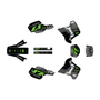 kawasaki kdx200 graphics kit 1991-1994 axis series green-shift
