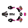 kawasaki kdx200 graphics kit 1991-1994 lancaster series magenta