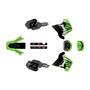 kawasaki kdx200 graphics kit 1991-1994 oem series green
