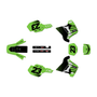 kawasaki kdx200 graphics kit 1991-1994 oem series green-shift