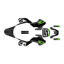 kawasaki kdx50 graphics kit all years venom series green