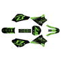 kawasaki klx125 graphics kit 2003-2007 axis series green-shift
