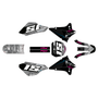 kawasaki klx125 graphics kit 2003-2007 cyberware series magenta