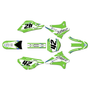 kawasaki klx125 graphics kit 2003-2007 lethal series green
