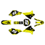 kawasaki klx125 graphics kit 2003-2007 night series yellow