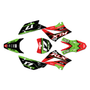 kawasaki klx110 graphics kit 2010-2026 axis series red