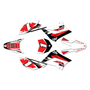 kawasaki klx110 graphics kit 2010-2026 blazing series red